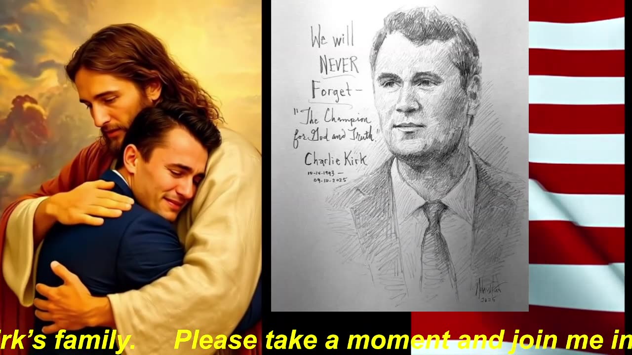 Xin hãy dành chút thời gian cùng tôi cầu nguyện cho gia đình Charlie Kirk.