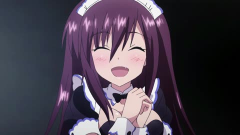 Absolute Duo - Julie still sitting with Tooru