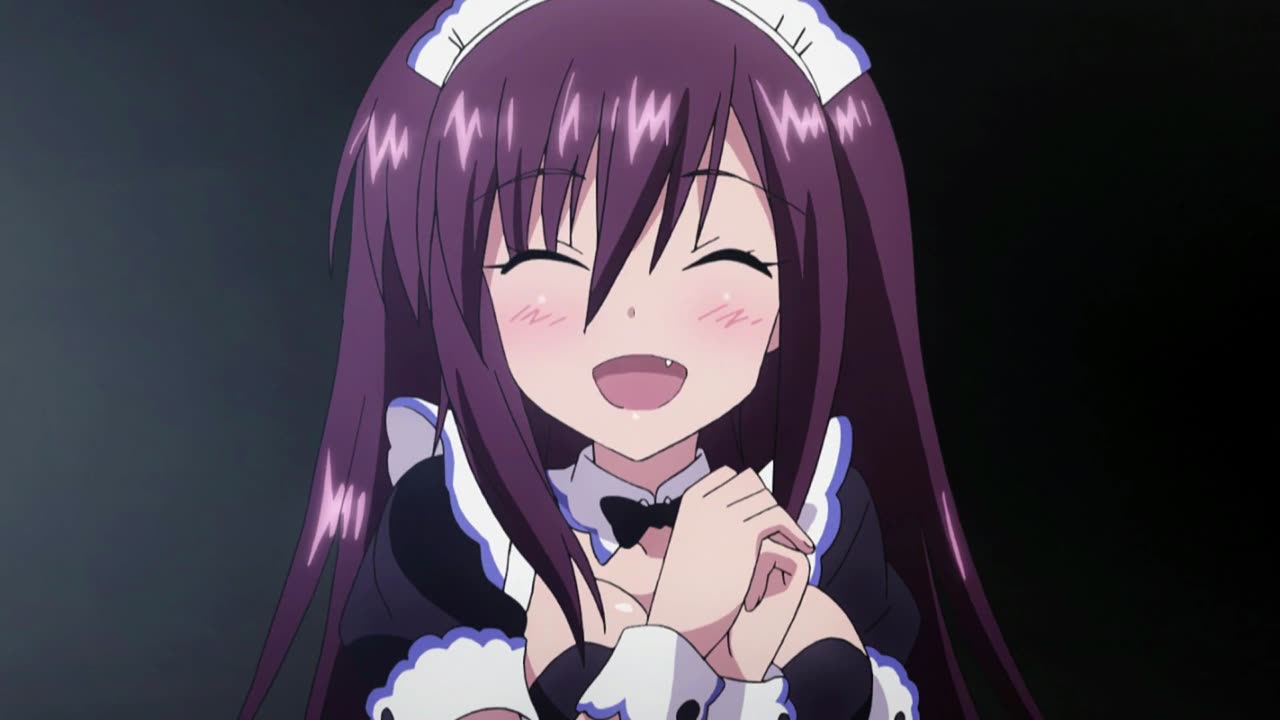 Absolute Duo - Julie still sitting with Tooru