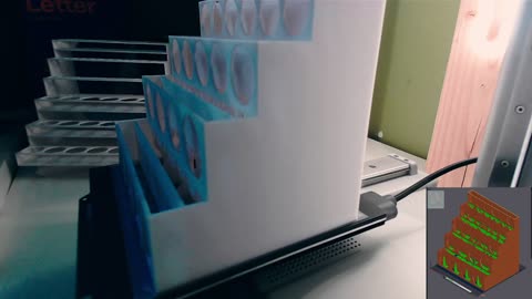 3D Printer Stream - Custom Hobby Paint Station - Section L1