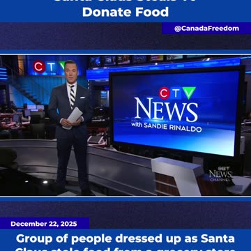 Santa Steals and Donates