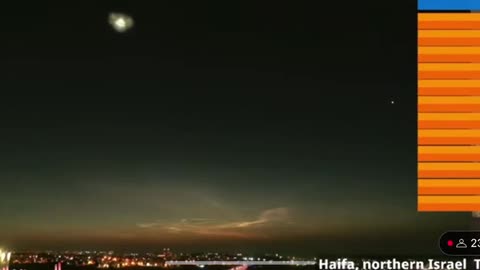 Footage released early Saturday morning appears to show an Iranian ballistic missile being