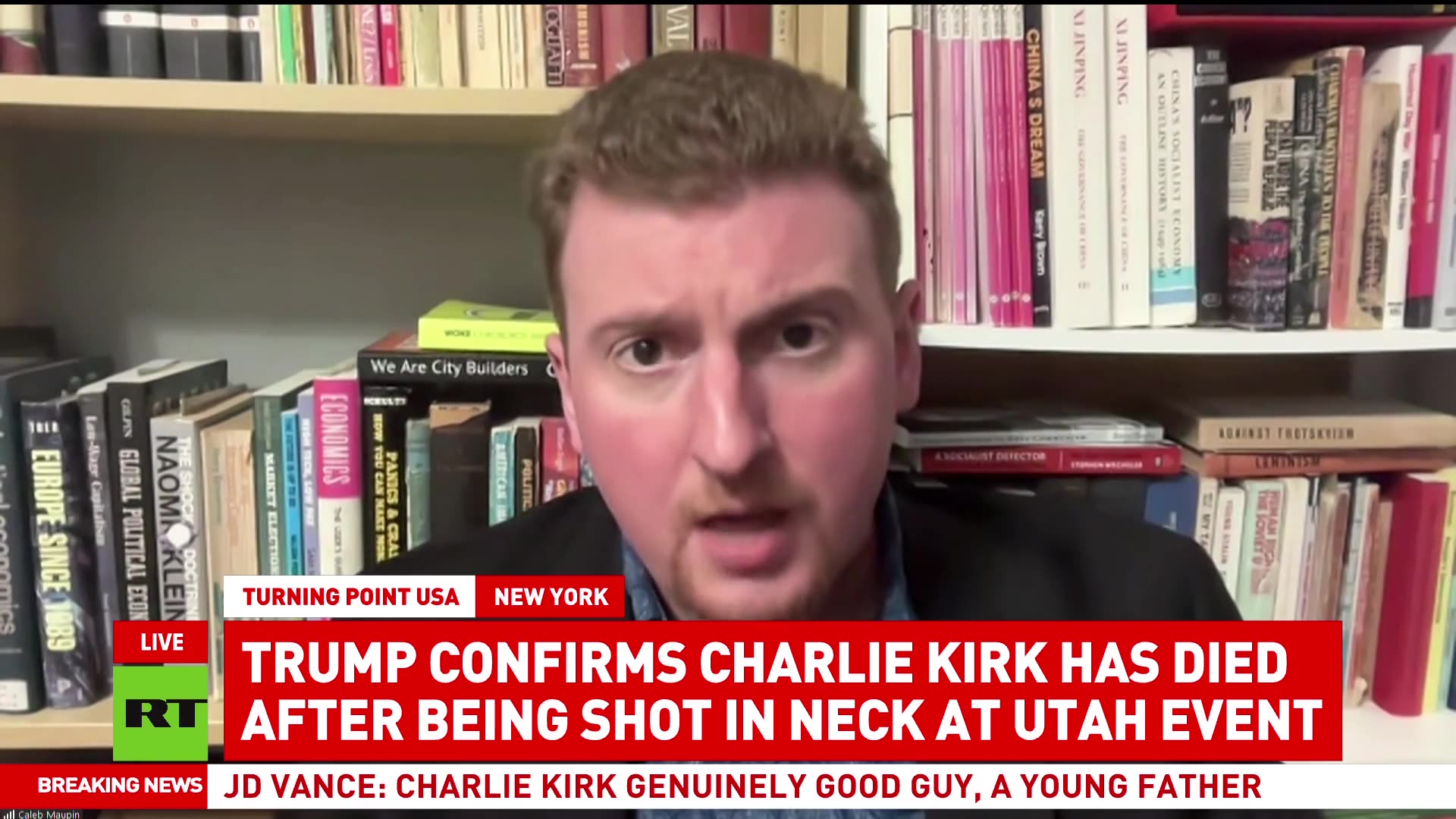 Charlie Kirk walked among students, encouraging open dialogue and debate — Caleb Maupin