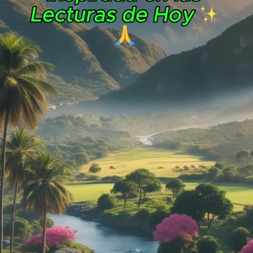 🙏✨Oración Inspirada en las Lecturas de Hoy ✨🙏