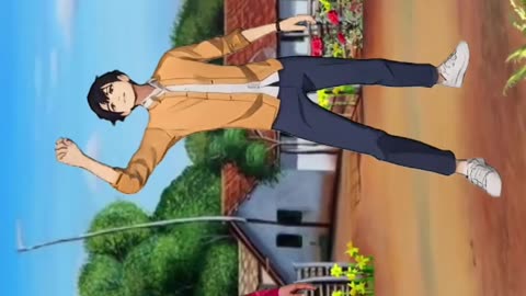 Uk With Cartoon-Gulabi Sarara-Aivideo-Vertical