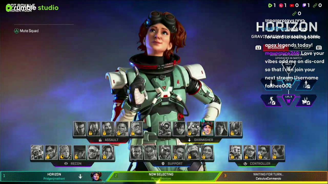 Doing another apex legends day of good Royale and more