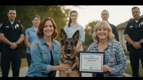 Hero Dog Stops Burglars! Incredible German Shepherd Saves Family