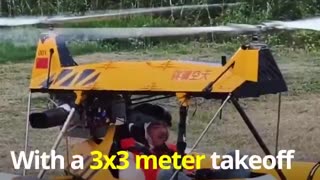 The X-Control Janus-1 A foldable helicopter that fits right in your car trunk.