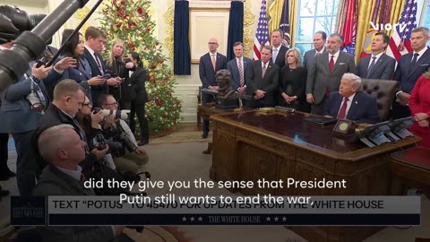 'Their impression was very strongly that he'd like to make a deal' – Trump on Putin‑Witkoff meeting