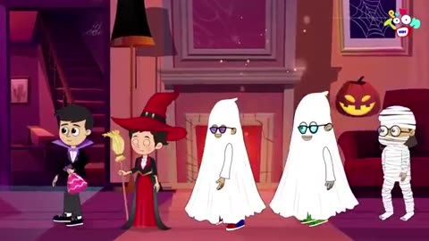 गट्टू चिंकी का Haunted House - Halloween Party - Cartoon fr Kids - Moral Story