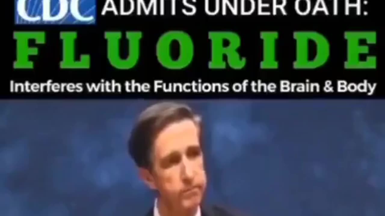 CDC Admits - FLUORIDE damages brain & body!!
