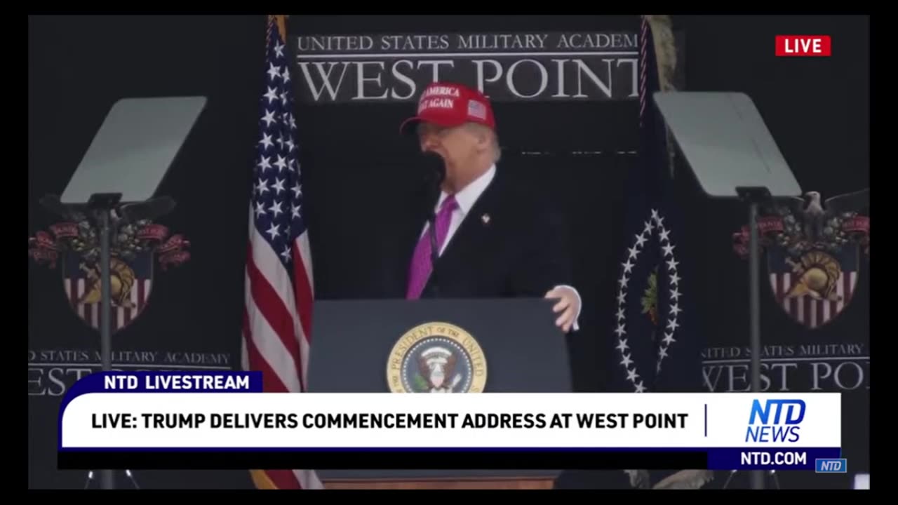 Trump Delivers Commencement Address at West Point