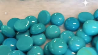 20250704-8 Sleeping Beauty Turquoise Cabochon: A Blue - Toned Geological Time Capsule