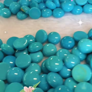 20250704-8 Sleeping Beauty Turquoise Cabochon: A Blue - Toned Geological Time Capsule