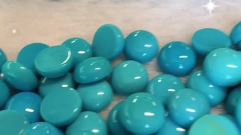 20250704-8 Sleeping Beauty Turquoise Cabochon: A Blue - Toned Geological Time Capsule