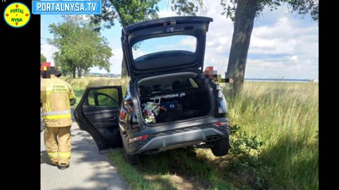 Zderzenie na DK46 między Pakosławicami a Sidziną. Dwie osoby trafiły do szpitala