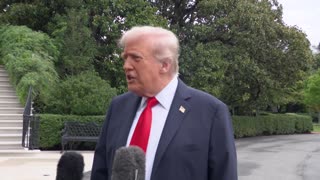 President Trump Gaggles with the Press Before Departing the White House, September 7, 2025