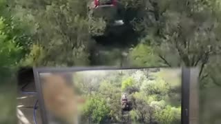 Ukrainian Drone Smashes into Russian Buk-M3 SAM Launcher