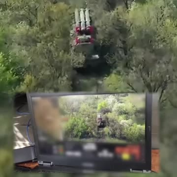 Ukrainian Drone Smashes into Russian Buk-M3 SAM Launcher
