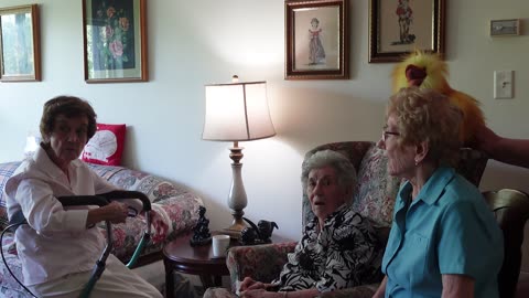 CGPA Puppet News "live report" from Theresa's 99th birthday party