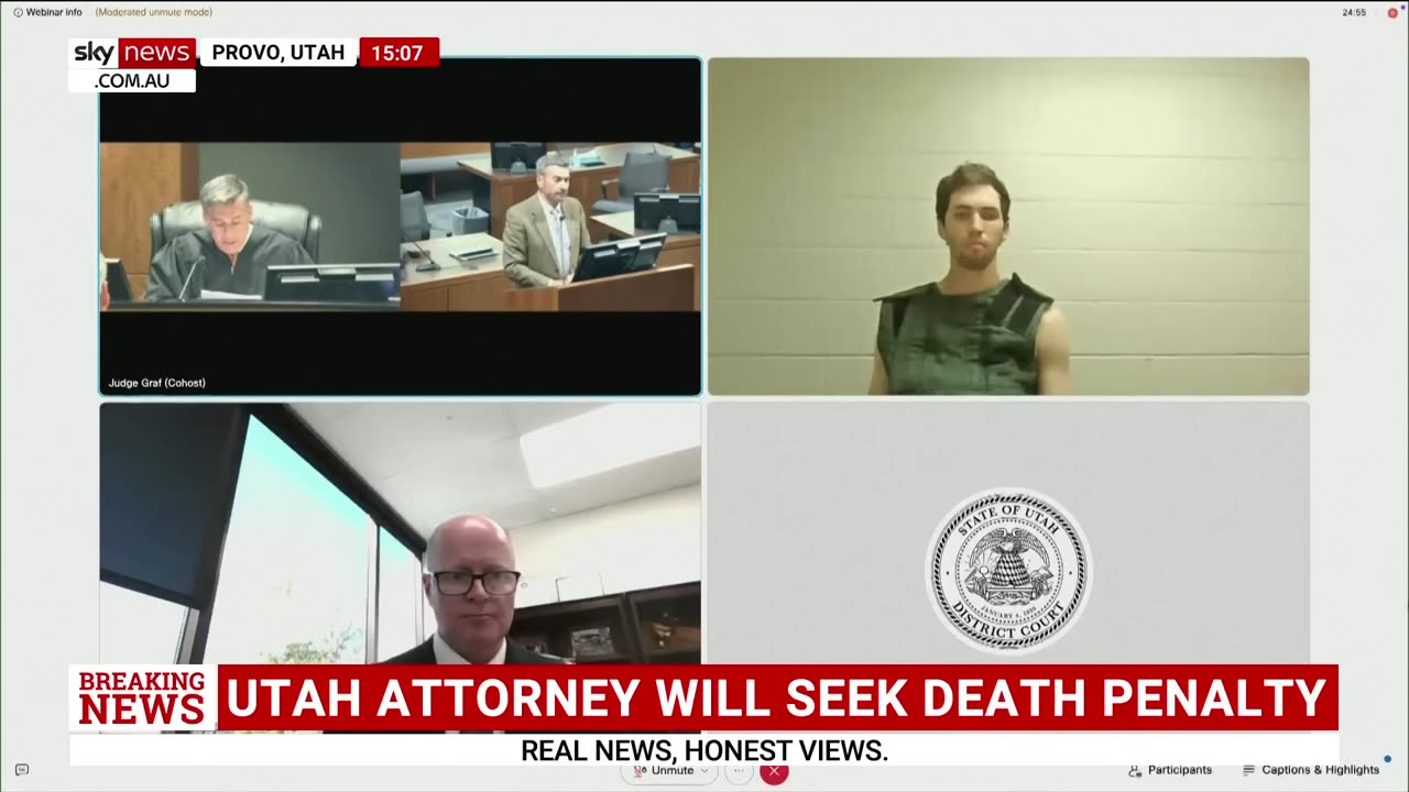 WATCH: Charlie Kirk’s alleged killer makes first court appearance