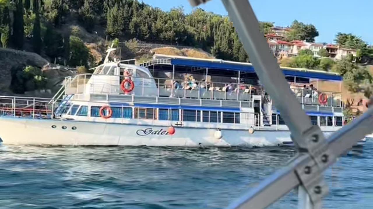 Lake Ohrid in North Macedonia