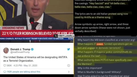 Tyler Robinson allegedly wrote some Antifa phrases on fire casings-“Hey fascist!" and "oh bella ciao, bella ciao, bella ciao, ciao, ciao."