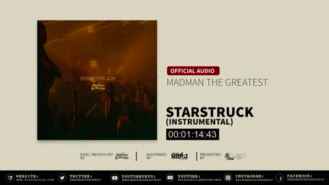 Madman the Greatest - Starstruck (Instrumental) [Official Audio]