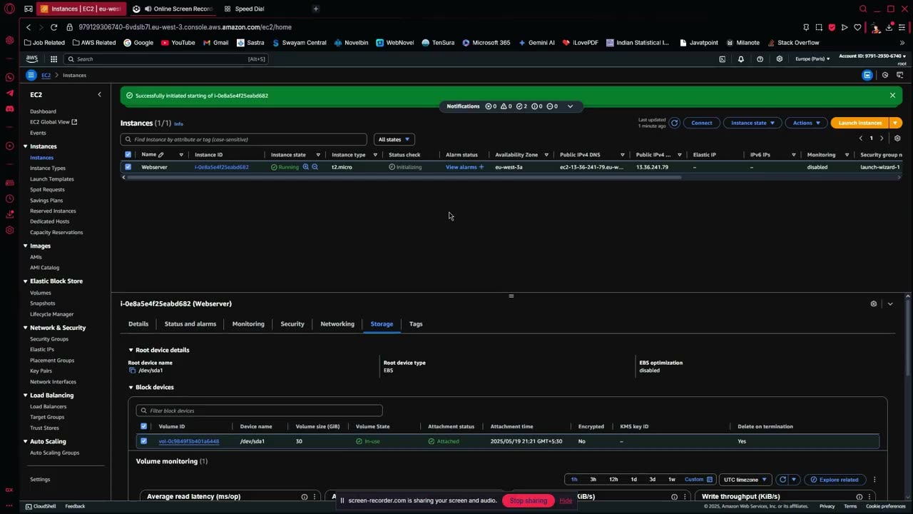 Instance States# | Ekascloud