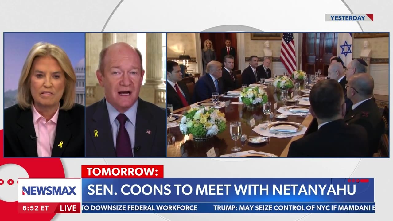 Democrat Senator Calls Trump's Latest Acts In Mideast And Ukraine 'Constructive'