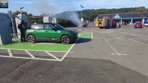 Van Blows Up in Whitehaven