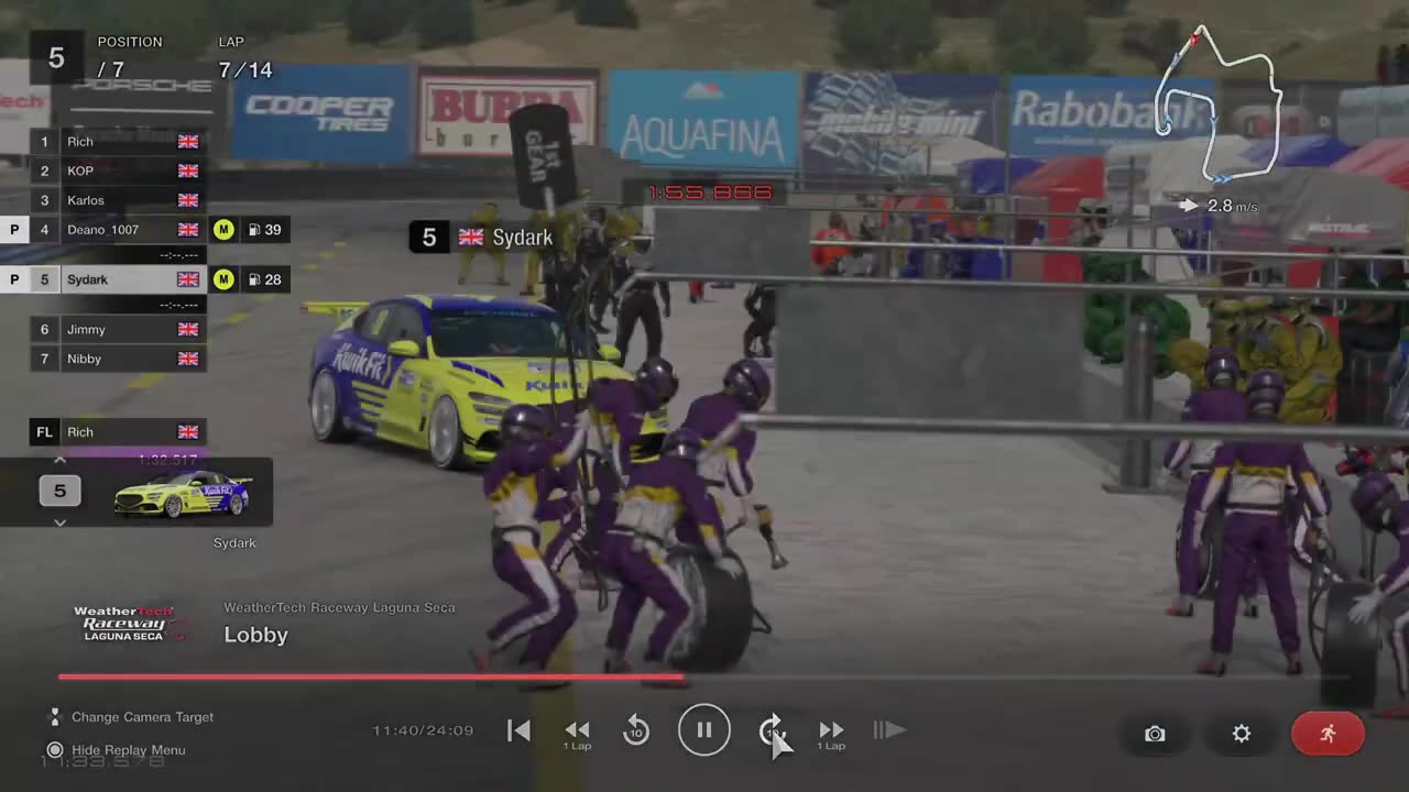 Good Racing at Laguna