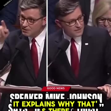 Mike Johnson Says "In God We Trust", Not Our Government. (CC)