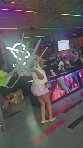 Nothing unusual,just a typical massive negro brawl with chairs