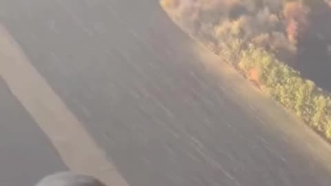 Russian Geran Drone Shot Down with U.S. M134 Minigun — 6-Barrel 7.62×51mm Rotary Machine Gun