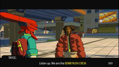 Bomb Rush Cyberfunk chapter 1 - Introducing Bomb Rush Crew