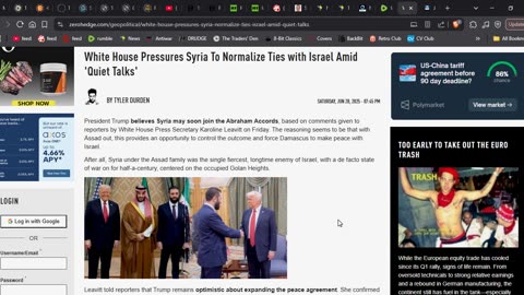 Rumor Mossad Planning to Take Out Trump & Netanyahu