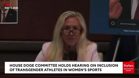 MTG - NO boys in girls sports