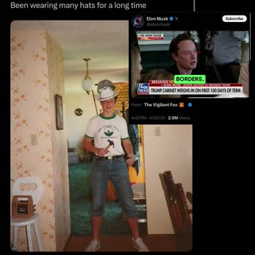 Elon: Been wearing many hats for a long time