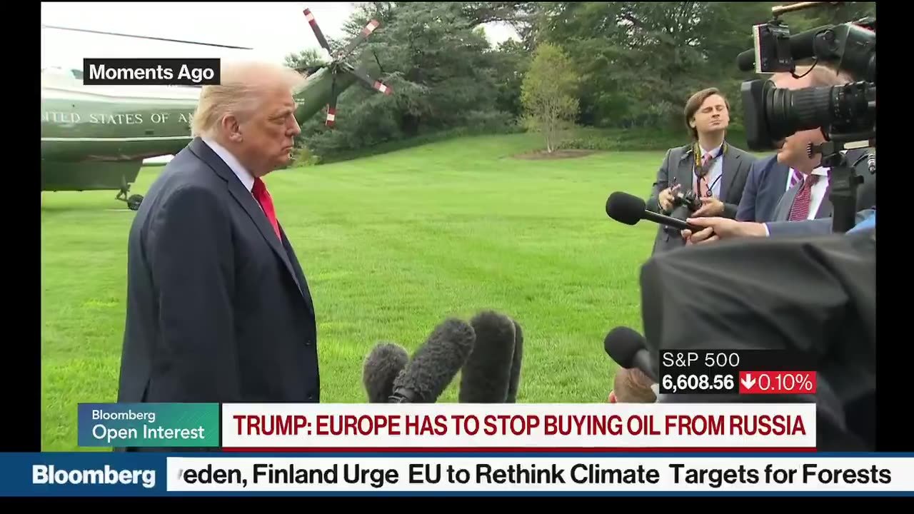 Trump and Australian reporter