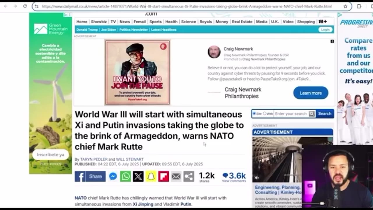 US gets a chilling World War 3 Warning from NATO chief