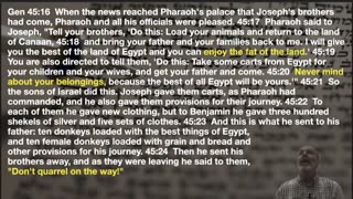 Genesis 45:9 to End: Jesus in Joseph