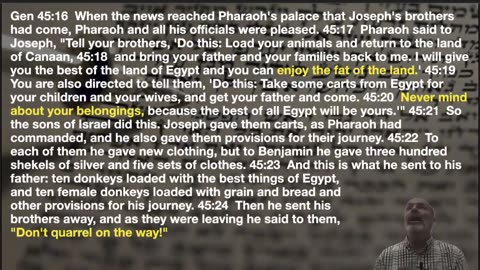 Genesis 45:9 to End: Jesus in Joseph