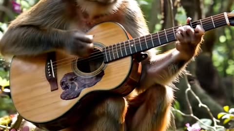 #ai #fyp #instrumental #guitar #monkey #intertainment