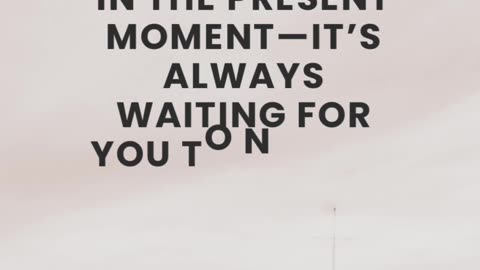 Joy Lives in the Now