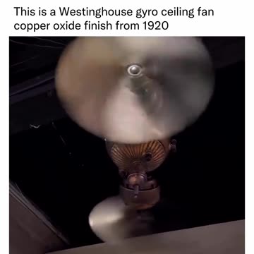 White technology: Westinghouse gyro ceiling fans from the 1920s are both rare and highly collectible