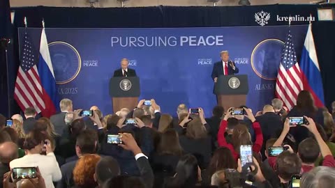 Full video of Vladimir Putin's remarks during the joint news conference with Donald Trump