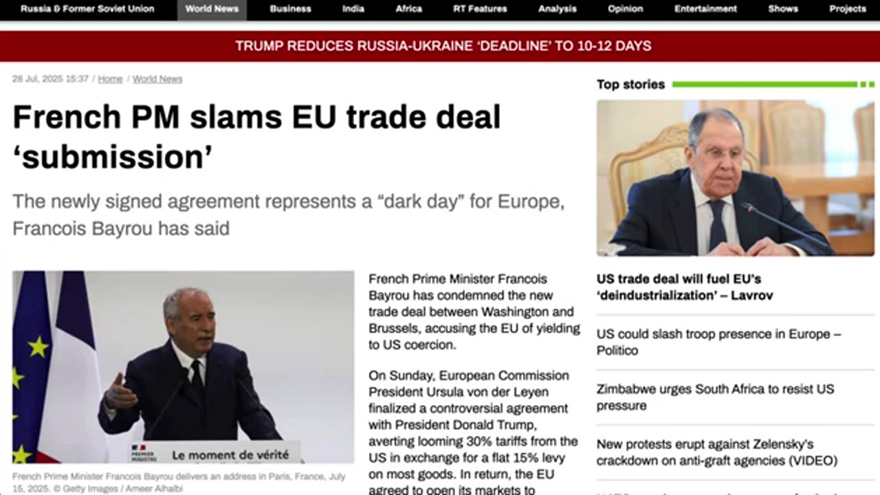 NEWS BRIEFING: SIGNS THE BEAST SHALL HATE THE WHORE