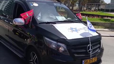 A 9th of May celebrating ceremony by the Israeli Anti Fascist Movement