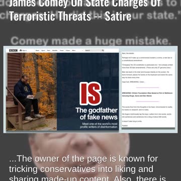 Fact Check: Rockport County Sheriff Will NOT Ask A Grand Jury To Indict James Comey -- Satire